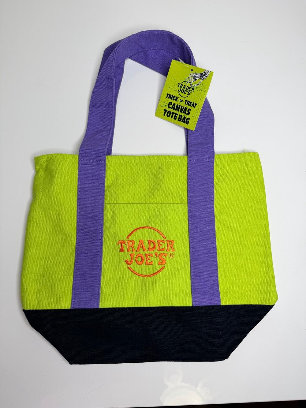 Trader Joe’s Halloween Mini Canvas Totes 🎃 LIMITED 13x8x6